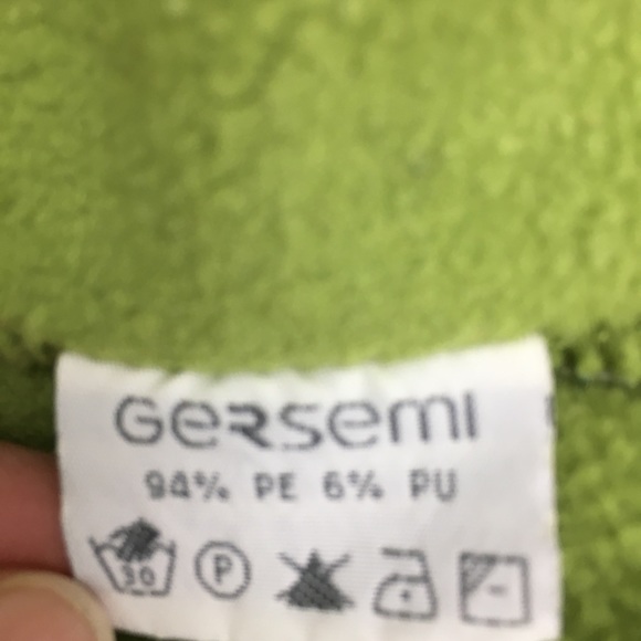 Gersemi Green Sweatshirt zip up Jacket Polyester M - Picture 8 of 8